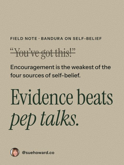 Evidence beats pep talks.